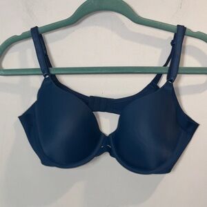 Warners Women's Blue underwire padded Bra 36B